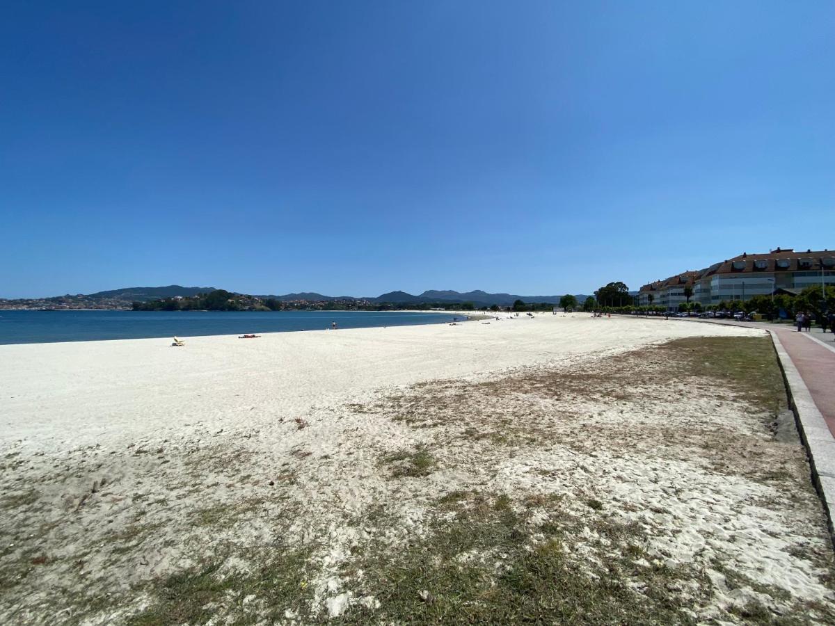 Baiona, Playa Santa Marta, Piscina Daire Dış mekan fotoğraf